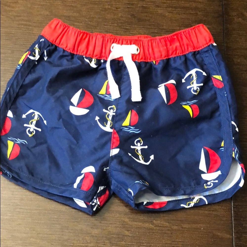Hanna Andersson toddler swim trunks